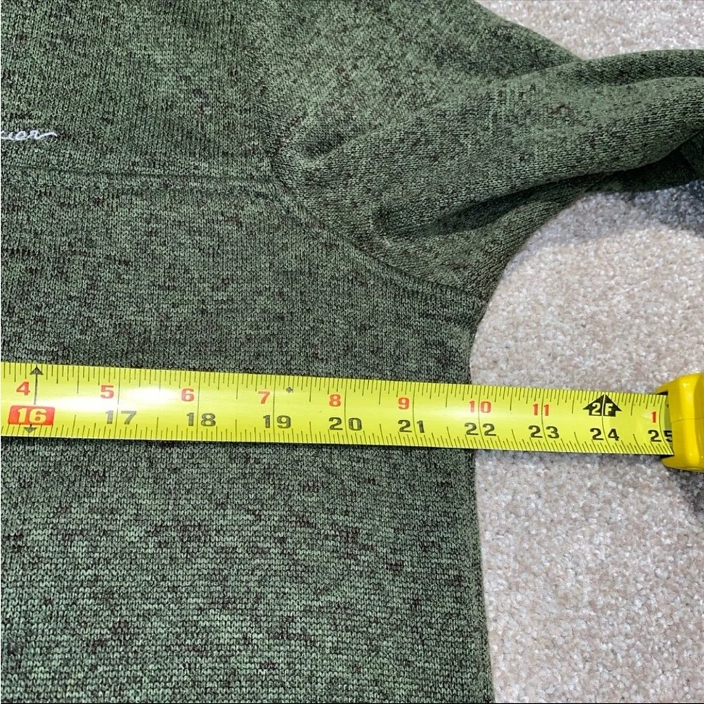 Eddie Bauer Radiator Fleece Snap-Front Pullover Men’s L Green Black - Picture 5 of 6